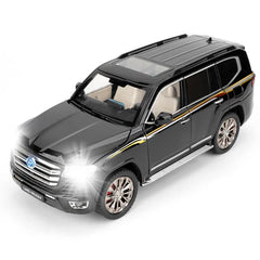 Toyota Land Cruiser LC300 Die Cast Metal Toy Car 1:32 Scale | Pull Back with Lights & Sound