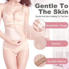 3 in 1 Postpartum Recovery Belt - Post Pregnancy Abdominal Belt for Back Pain and Waist/Pelvis Support