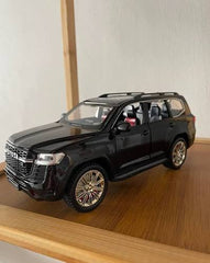 Toyota Land Cruiser LC300 Die Cast Metal Toy Car 1:32 Scale | Pull Back with Lights & Sound