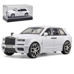 Rolls-Royce Cullinan Die Cast Metal Toy Car 1:32 Scale | Pull Back with Lights & Sound