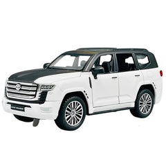 Toyota Land Cruiser LC300 Die Cast Metal Toy Car 1:32 Scale | Pull Back with Lights & Sound