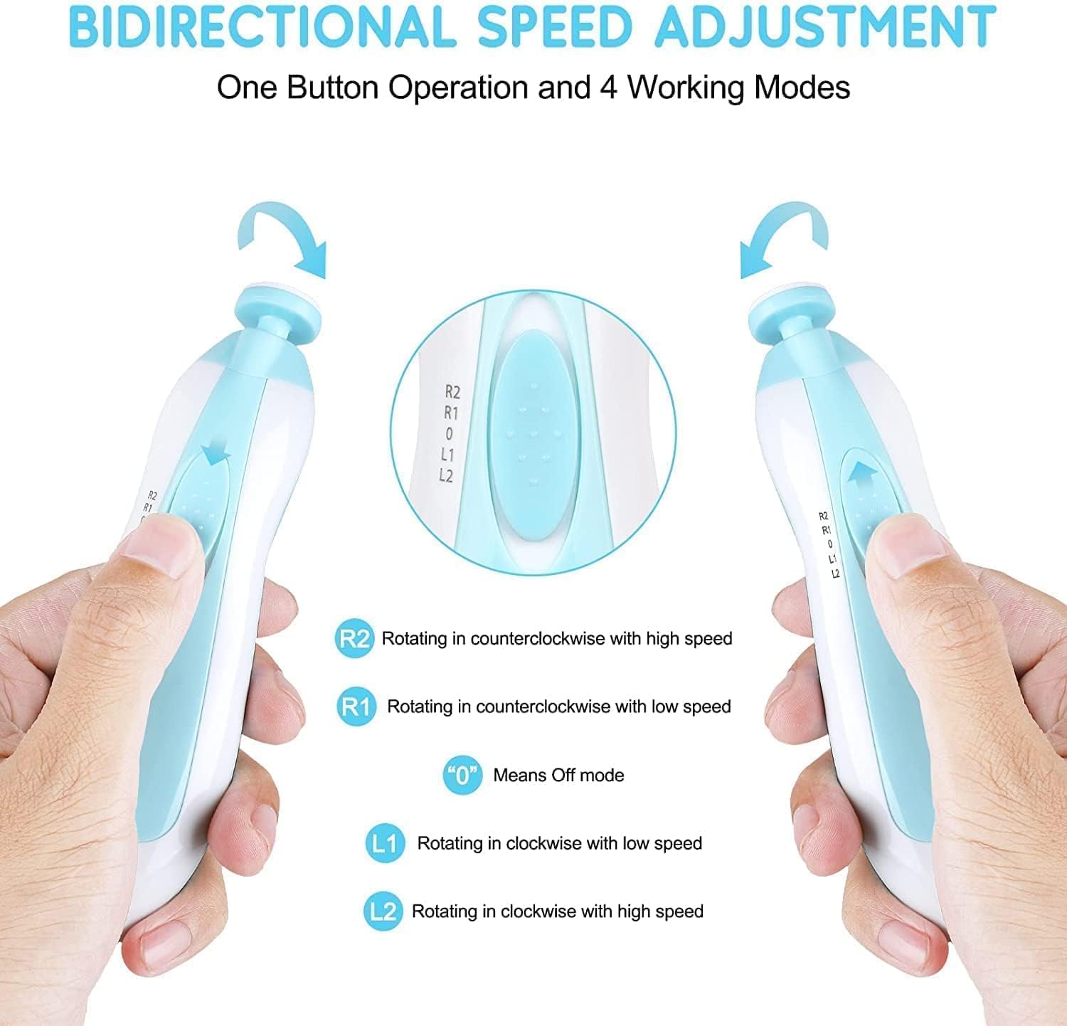 Gentle Electric Baby Nail Trimmer
