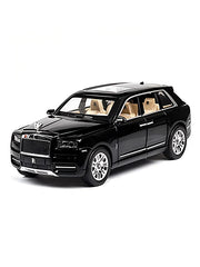 Rolls-Royce Cullinan Die Cast Metal Toy Car 1:32 Scale | Pull Back with Lights & Sound