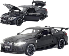 BMW M4 Die Cast Metal Toy Car 1:32 Scale | Pull Back with Lights & Sound