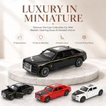 Rolls Royce Phantom Diecast Model Car – 1:32 Scale Metal Alloy Toy Car with Pull-Back Action, Light & Sound