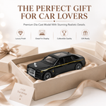 Rolls Royce Phantom Diecast Model Car – 1:32 Scale Metal Alloy Toy Car with Pull-Back Action, Light & Sound