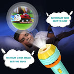 Mini Projector Torch - Flashlight with Slides (Educational Toy)