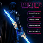 Fire Spin Sword Double-Blade Metal - Light Saber Toy