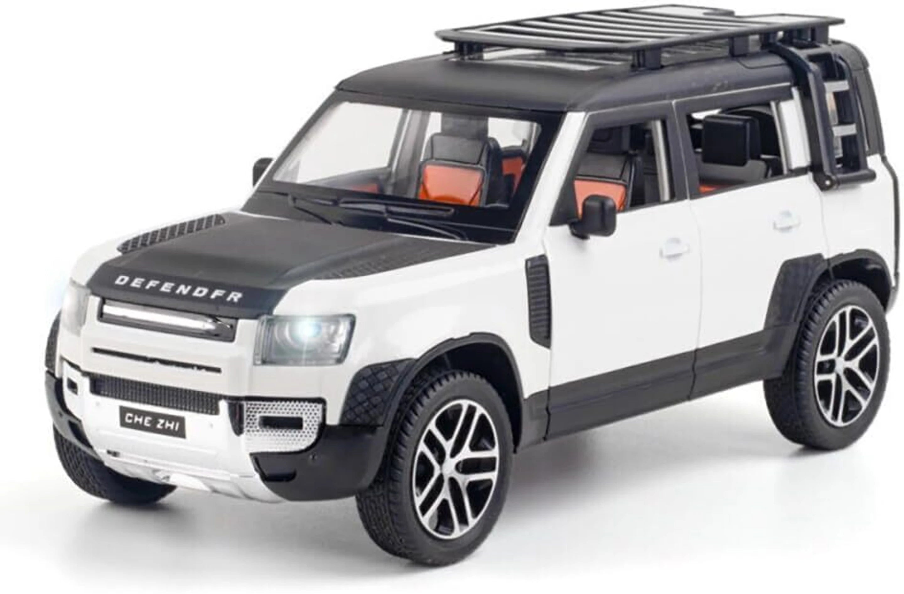 Defender 110 Die Cast Metal Toy Car 1:32 Scale | Pull Back with Lights &amp; Sound