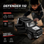 Defender 110 Die Cast Metal Toy Car 1:32 Scale | Pull Back with Lights & Sound