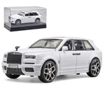 Rolls-Royce Cullinan Die Cast Metal Toy Car 1:32 Scale | Pull Back with Lights & Sound