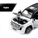 Toyota Land Cruiser LC300 Die Cast Metal Toy Car 1:32 Scale | Pull Back with Lights & Sound